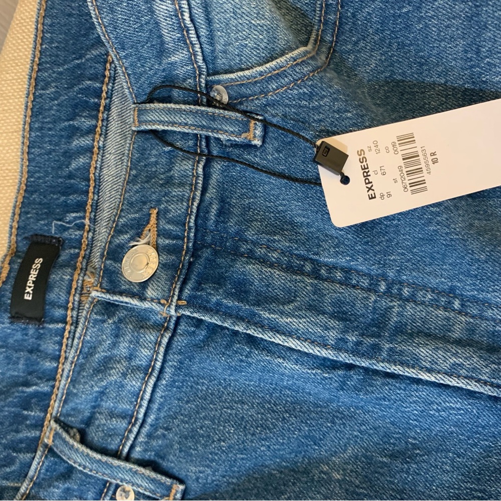 Express Straight Ankle Cargo Women's Denim Jeans